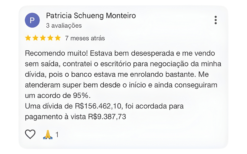 Depoimento Cliente 1